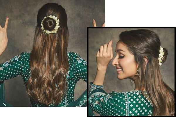 hairstyle for saree 2